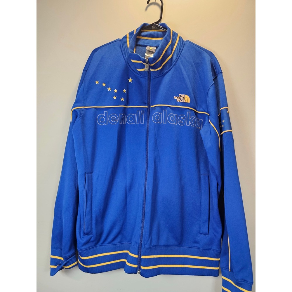 The North Face A5 Series Denali Alaska Track Jacket Blue Yellow Mens XL 6194m